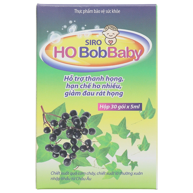 Siro Ho Bobbaby hỗ trợ hạn chế ho; giảm đau rát họng hộp 30 gói x 5ml - 3